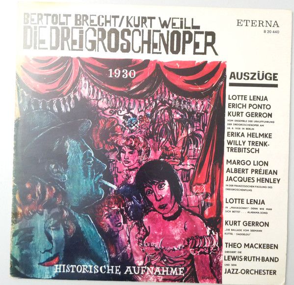 Eterna 8 20 440 - Bertolt Brecht, Kurt Weill - Die Dreigroscheno
