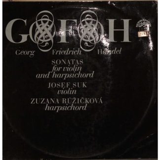 Supraphon 1 11 0864 - Georg Friedrich Händel, Josef Suk, Zuzana