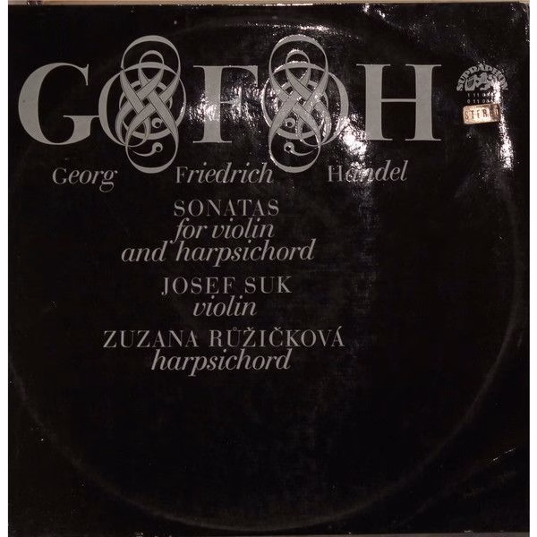 Supraphon 1 11 0864 - Georg Friedrich Händel, Josef Suk, Zuzana