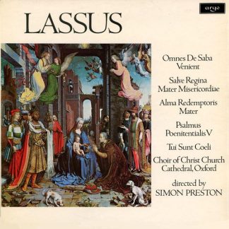 Argo ZRG 795 - Roland de Lassus, The Choir Of Christ Church Cath