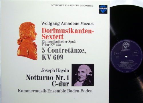 Saphir INT 120.849 - Wolfgang Amadeus Mozart, Joseph Haydn, Kamm