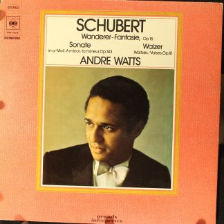 CBS 76375 - André Watts, Franz Schubert - Wanderer Fantasy, Op.