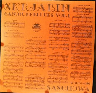 Kaskade KAS 30 060 - Alexander Scriabin, Wolfgang Saschowa - Can