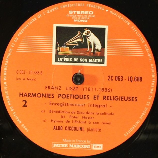 La Voix De Son Maître 2C 063-10688 - Franz Liszt, Aldo Ciccolini - Image 4
