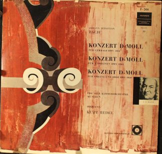 Telefunken BT 521 - Johann Sebastian Bach, Orchestre Pro Arte De