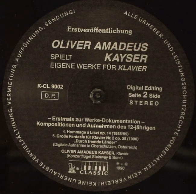 K-Classic K-CL 9002 - Oliver Amadeus Kayser - Oliver Amadeus Kay - Image 5