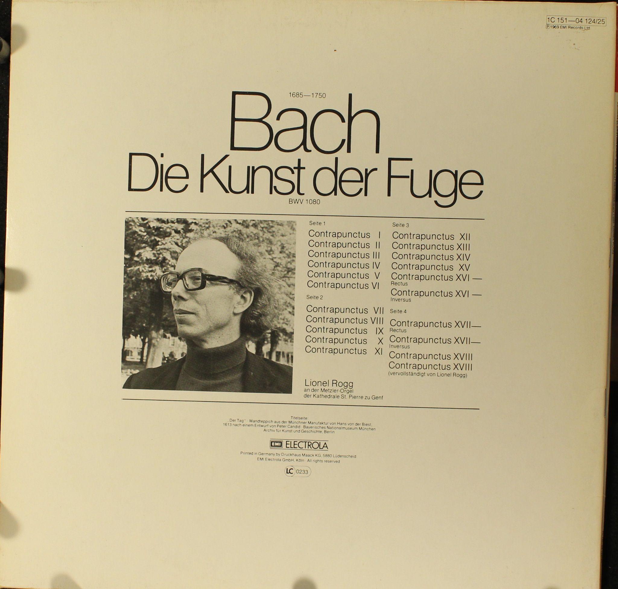 Die Stimme Seines Herrn 1 C 151-04 124 X - Johann Sebastian Bach - Image 7