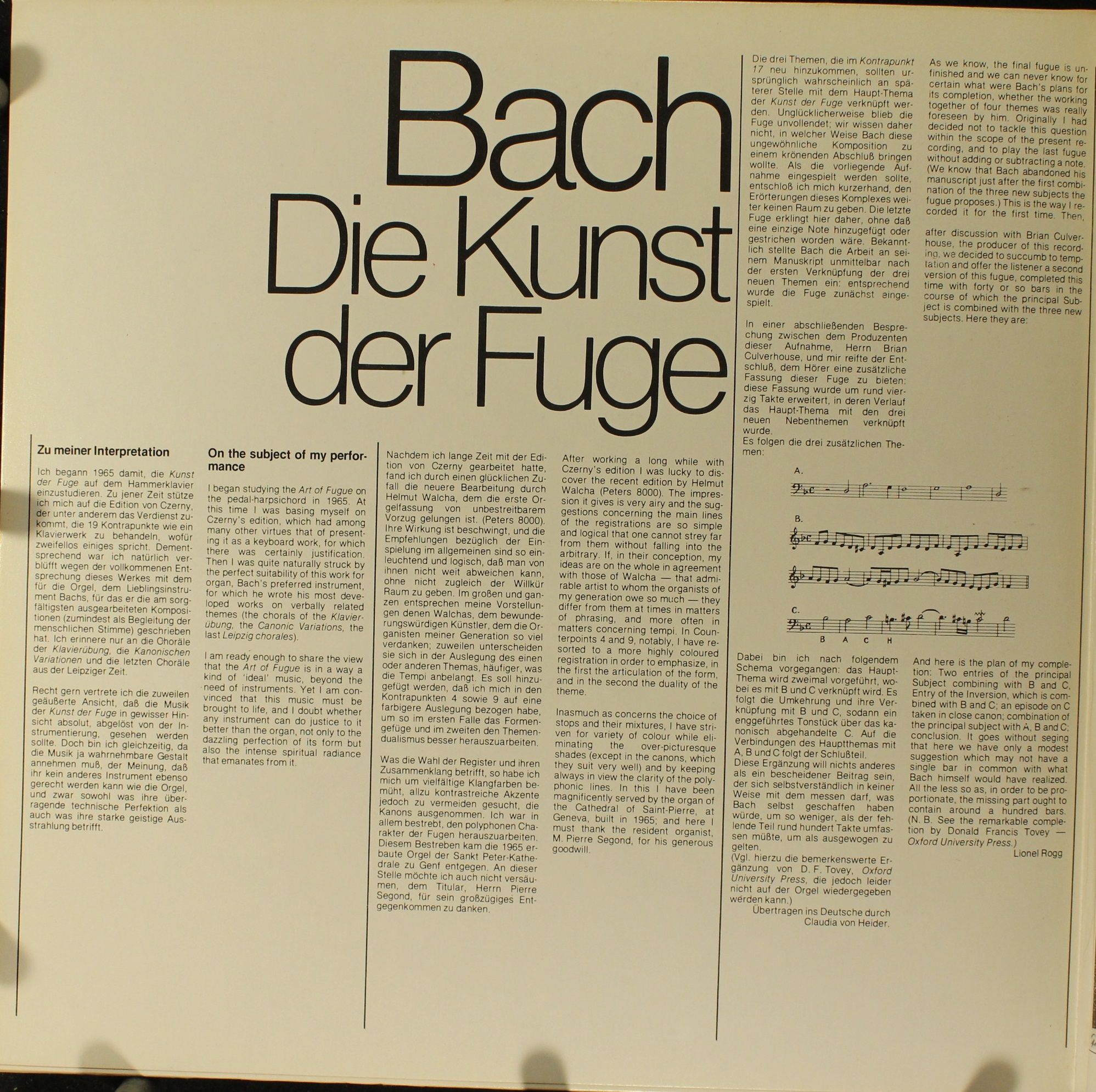 Die Stimme Seines Herrn 1 C 151-04 124 X - Johann Sebastian Bach - Image 2