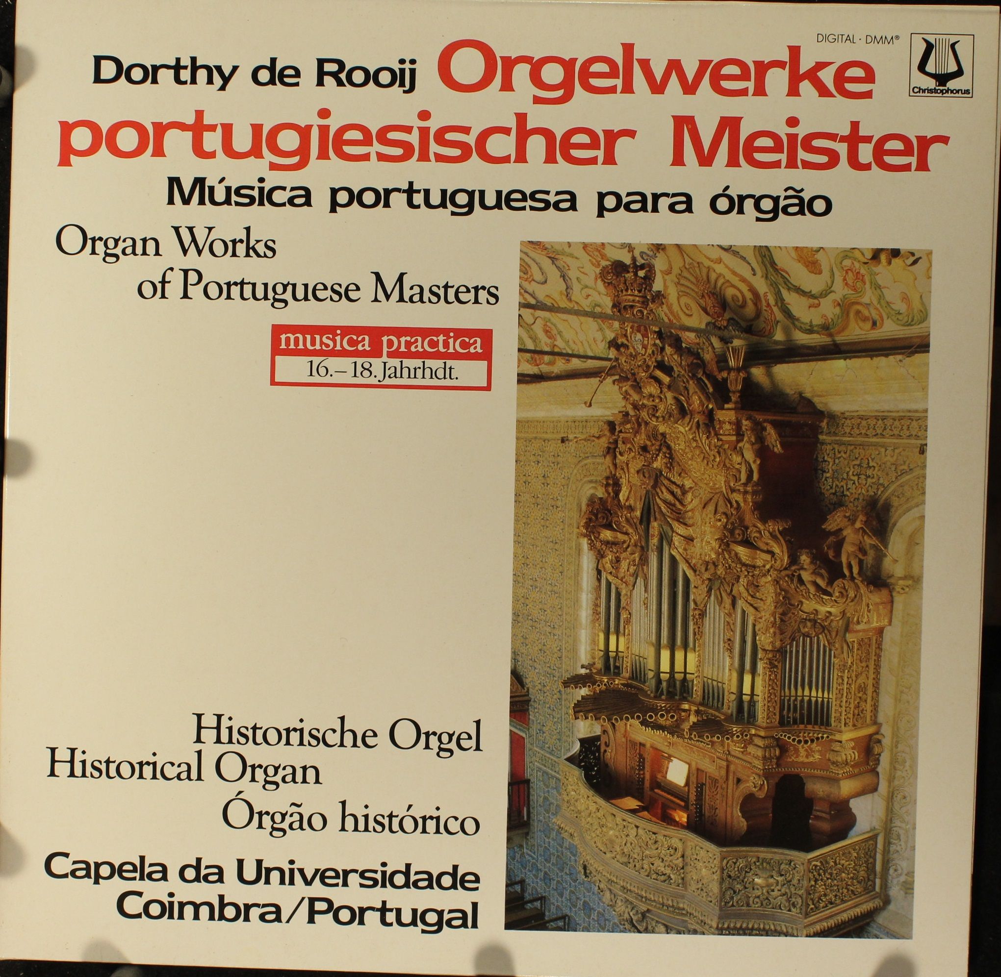 Christophorus 74063 - Dorthy de Rooij - Orgelwerke Portugiesisch