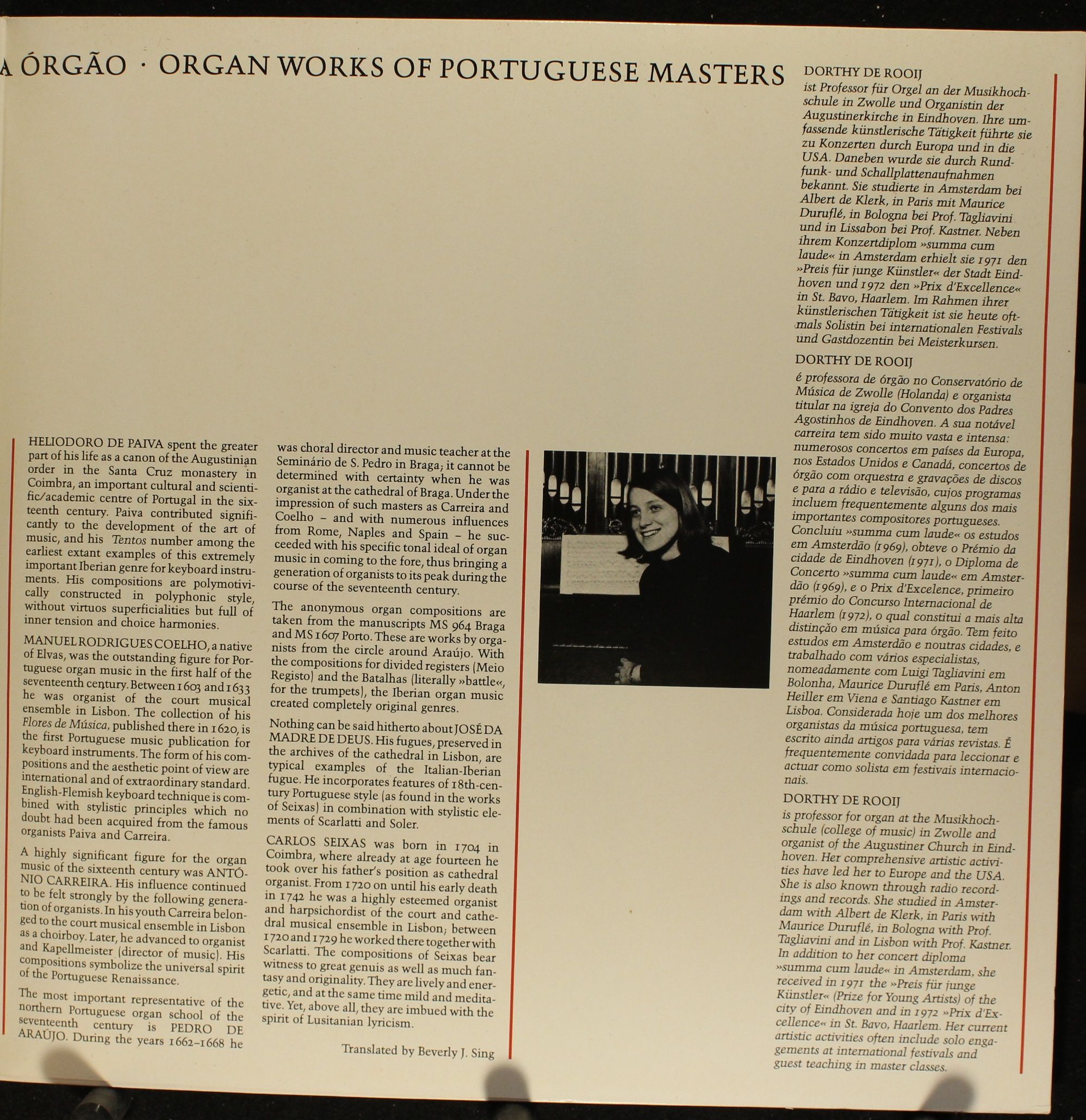 Christophorus 74063 - Dorthy de Rooij - Orgelwerke Portugiesisch - Image 5