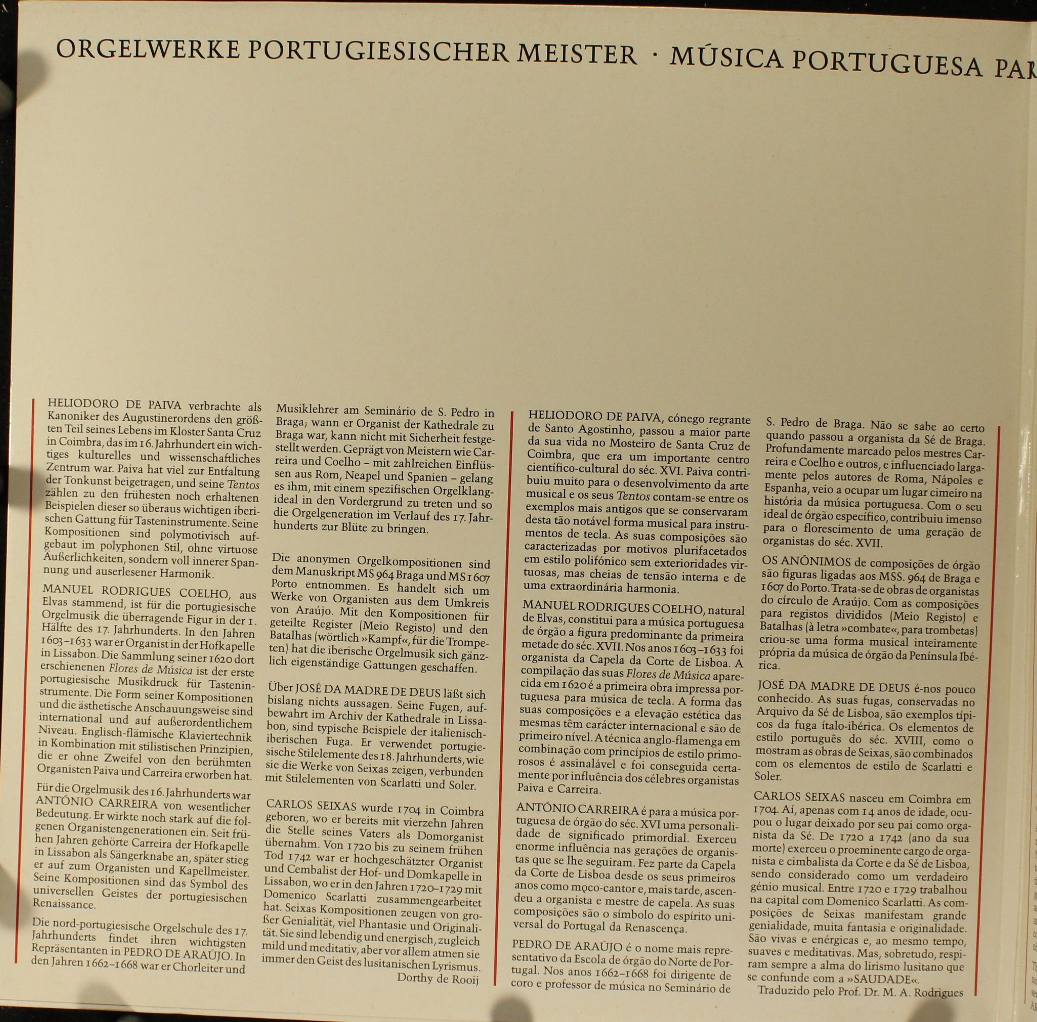 Christophorus 74063 - Dorthy de Rooij - Orgelwerke Portugiesisch - Image 6