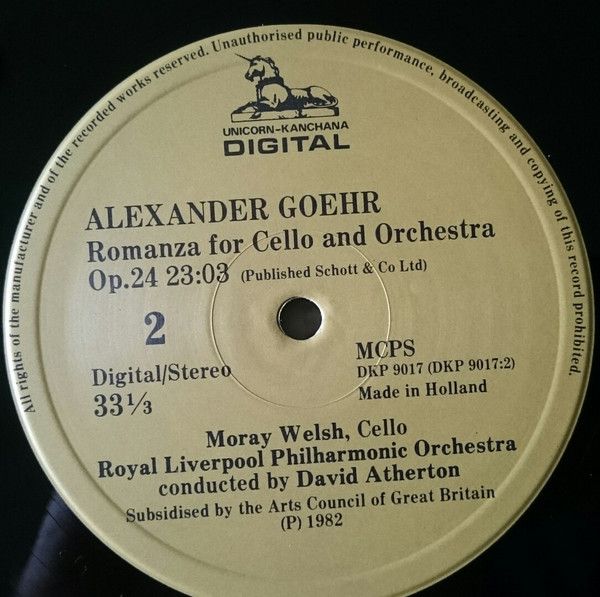 Unicorn-Kanchana DKP 9017 - Alexander Goehr, Moray Welsh, Royal - Image 4