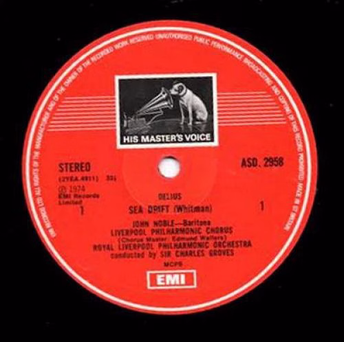 His Master's Voice ASD 2958 - Frederick Delius, Royal Liverpool - Image 2