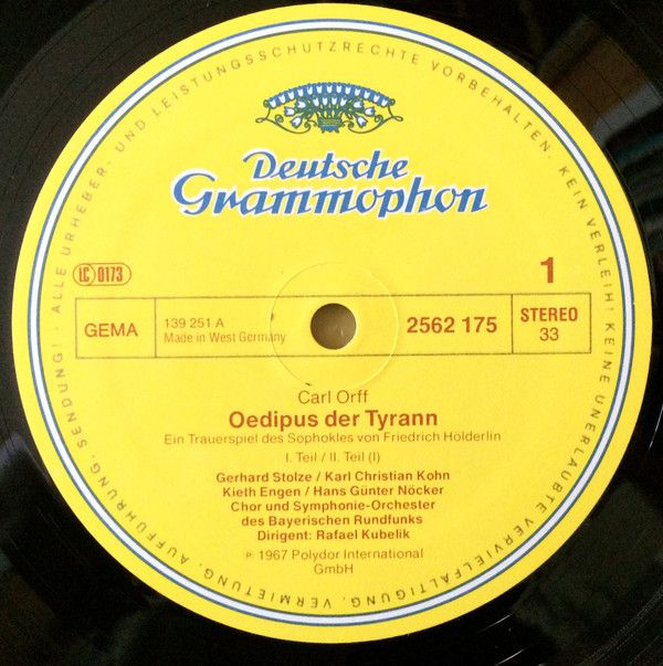 Deutsche Grammophon 2740 227 - Carl Orff - Oedipus Der Tyrann - Image 6