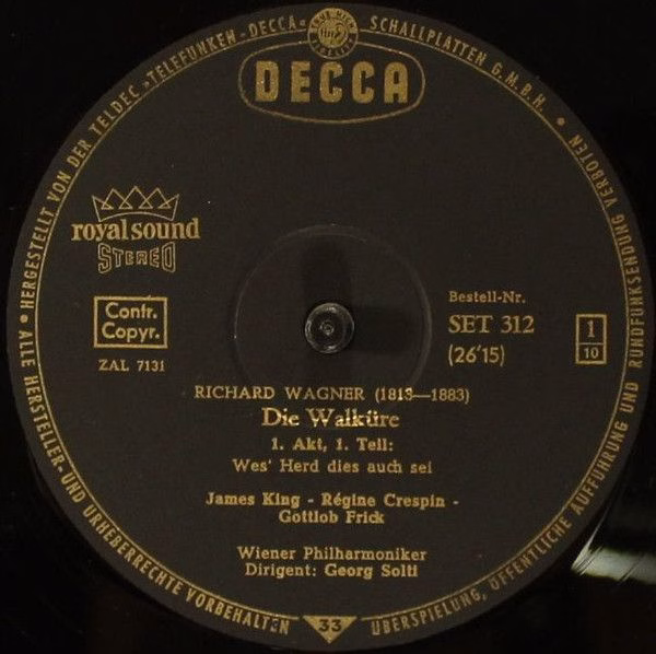 DECCA SET 312/316 - Richard Wagner, Birgit Nilsson, Hans Hotter, - Image 11