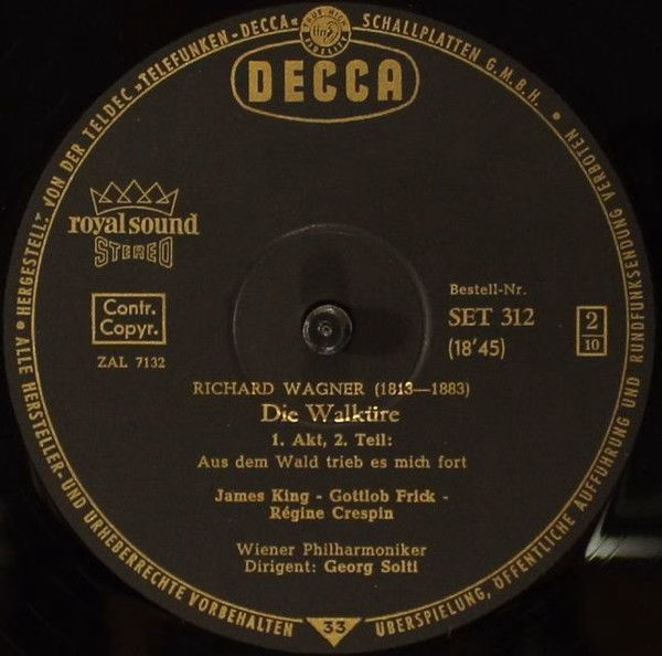 DECCA SET 312/316 - Richard Wagner, Birgit Nilsson, Hans Hotter, - Image 12
