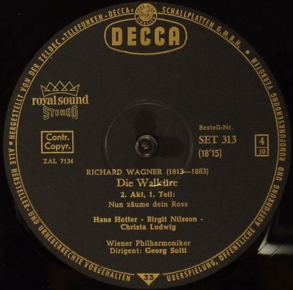 DECCA SET 312/316 - Richard Wagner, Birgit Nilsson, Hans Hotter, - Image 14