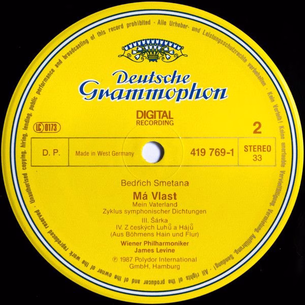 Deutsche Grammophon 419 768-1 - Bedřich Smetana, James Levine (2 - Image 4