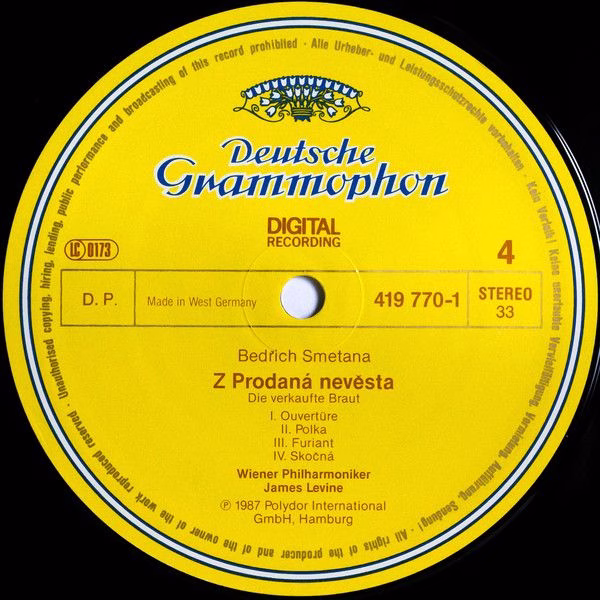 Deutsche Grammophon 419 768-1 - Bedřich Smetana, James Levine (2 - Image 6