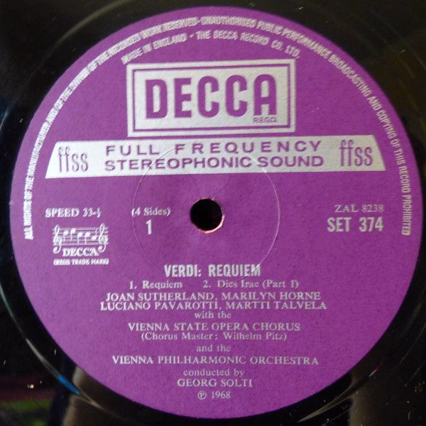 DECCA SET 374-5 - Giuseppe Verdi, Joan Sutherland, Marilyn Horne - Image 7