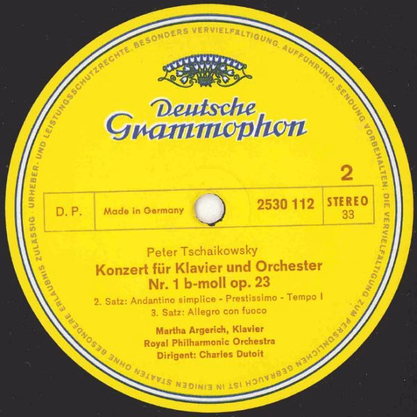 Deutsche Grammophon 2530 112 - Pyotr Ilyich Tchaikovsky, Martha - Image 4