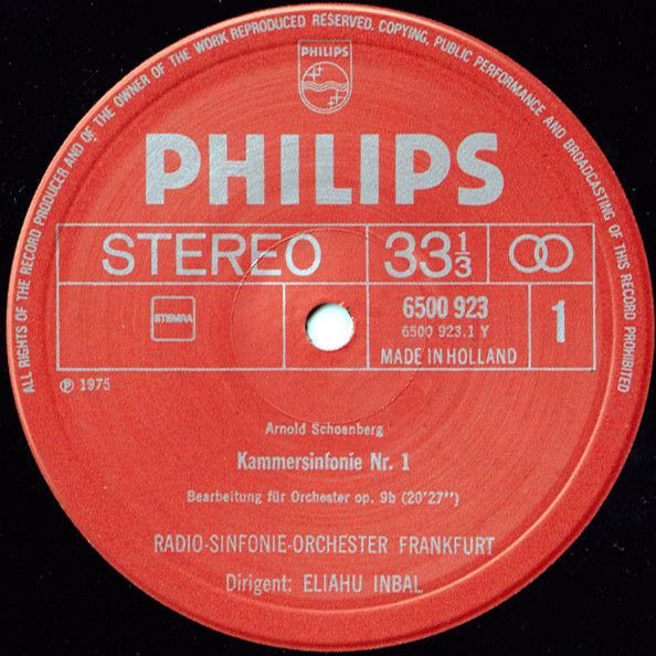 Philips 6500 923 - Arnold Schoenberg, Radio-Sinfonie-Orchester F - Image 3