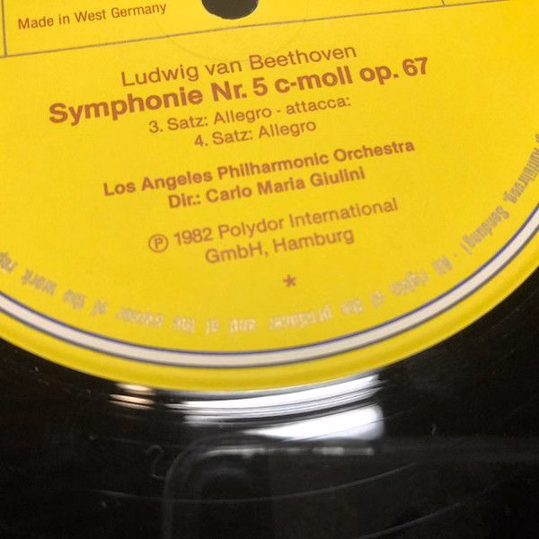 Deutsche Grammophon 2532 049 - Ludwig van Beethoven, Los Angeles - Image 5