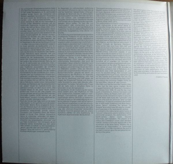 Deutsche Harmonia Mundi 1C 065 16 9558 1 - Alta Capella Und Cith - Image 2