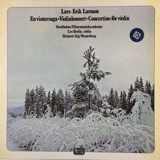 Swedish Society Discofil SLT 33257 - Lars-Erik Larsson, Stockhol