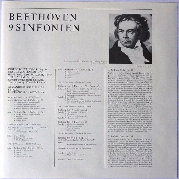 Fontana K 71 BA 600 - Gewandhausorchester Leipzig, Ludwig van Be - Image 3