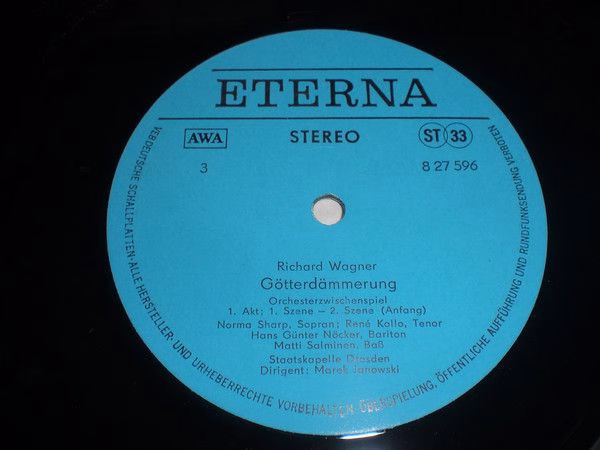 Eterna 8 27 595-600 - Richard Wagner, Rundfunkchor Leipzig, Chor - Image 5