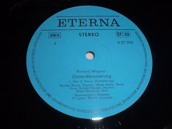 Eterna 8 27 595-600 - Richard Wagner, Rundfunkchor Leipzig, Chor - Image 6