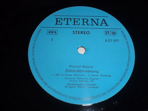 Eterna 8 27 595-600 - Richard Wagner, Rundfunkchor Leipzig, Chor - Image 7