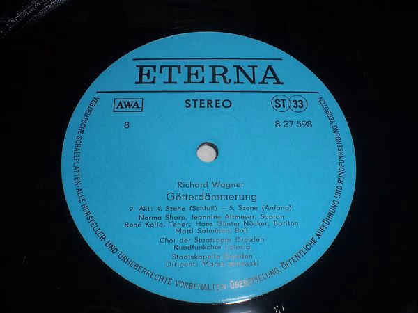 Eterna 8 27 595-600 - Richard Wagner, Rundfunkchor Leipzig, Chor - Image 10