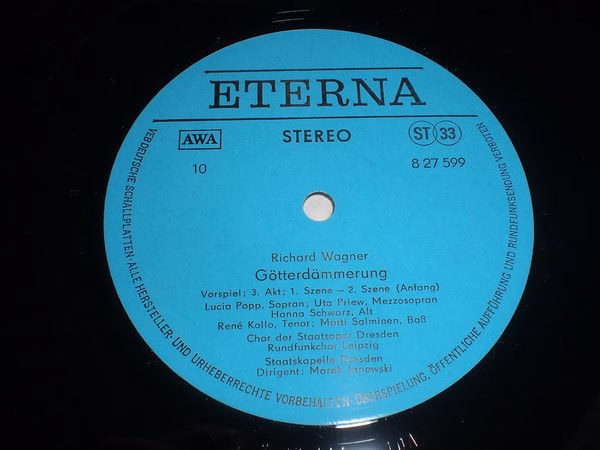 Eterna 8 27 595-600 - Richard Wagner, Rundfunkchor Leipzig, Chor - Image 12
