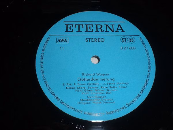 Eterna 8 27 595-600 - Richard Wagner, Rundfunkchor Leipzig, Chor - Image 13