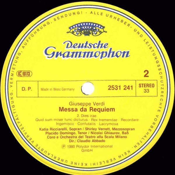 Deutsche Grammophon 2707 120 - Giuseppe Verdi, Claudio Abbado, K - Image 4