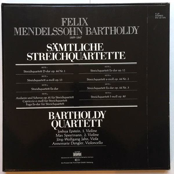 ACANTA 913-23-075 - Felix Mendelssohn-Bartholdy, Bartholdy Quart - Image 2