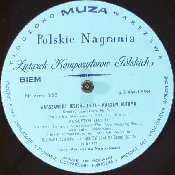 Polskie Nagrania Muza S-3 XW-1897 - Various -  Warszawska Jesień - Image 4