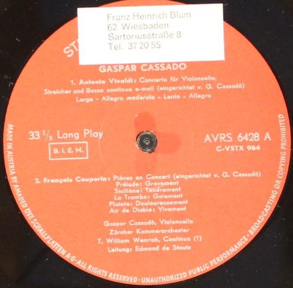 Amadeo AVRS 6428 St - Antonio Vivaldi, François Couperin, Jean-P - Image 3