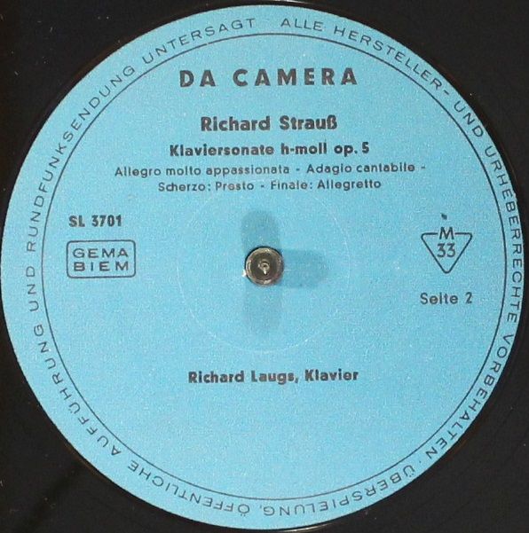 Da Camera Magna SM 93701 - Richard Strauss, Jürgen Wolf, Richard - Image 4
