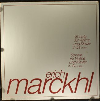 ORF 120 716 - Erich Marckhl - Sonate Für Violine Und Klavier In