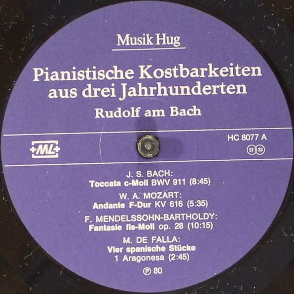 Musik Hug HC 8077 - Rudolf Am Bach - Pianistische Kostbarkeiten - Image 3