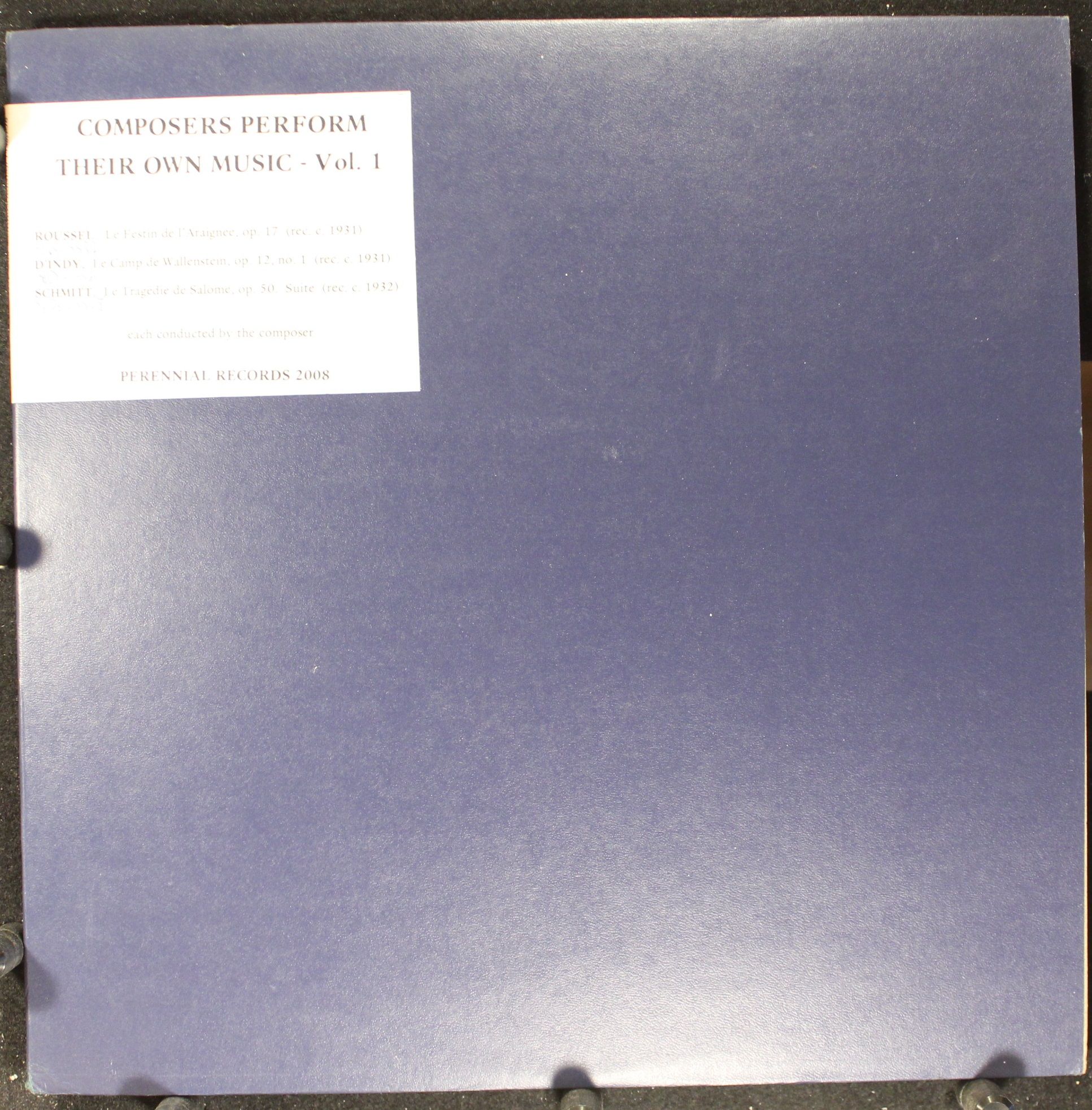 Perennial Records (3) 2008 - Albert Roussel, Vincent d'Indy, Flo