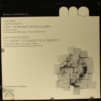 Supraphon s 80 500 - Alban Berg - Violinkonzert "Dem Andenken Ei