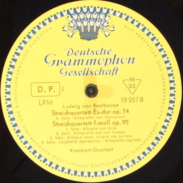 Deutsche Grammophon LPM 18 257 - Ludwig van Beethoven, Koeckert- - Image 2