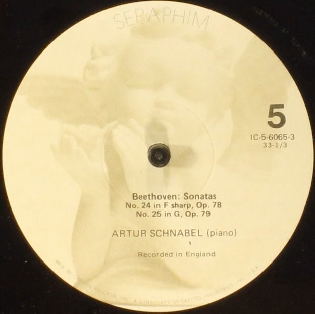 Seraphim IC-6065 - Artur Schnabel, Ludwig van Beethoven - The Co - Image 5