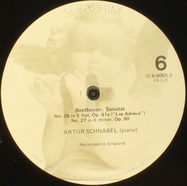 Seraphim IC-6065 - Artur Schnabel, Ludwig van Beethoven - The Co - Image 6