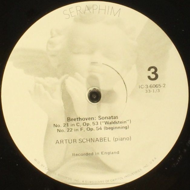 Seraphim IC-6065 - Artur Schnabel, Ludwig van Beethoven - The Co - Image 7