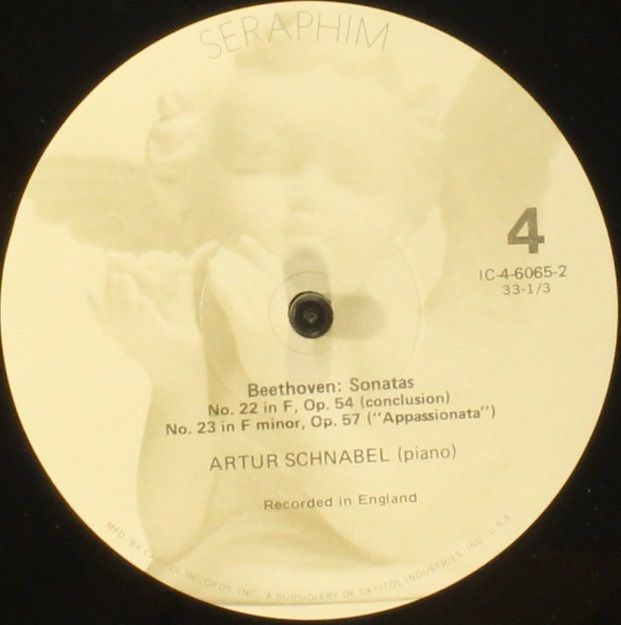 Seraphim IC-6065 - Artur Schnabel, Ludwig van Beethoven - The Co - Image 8